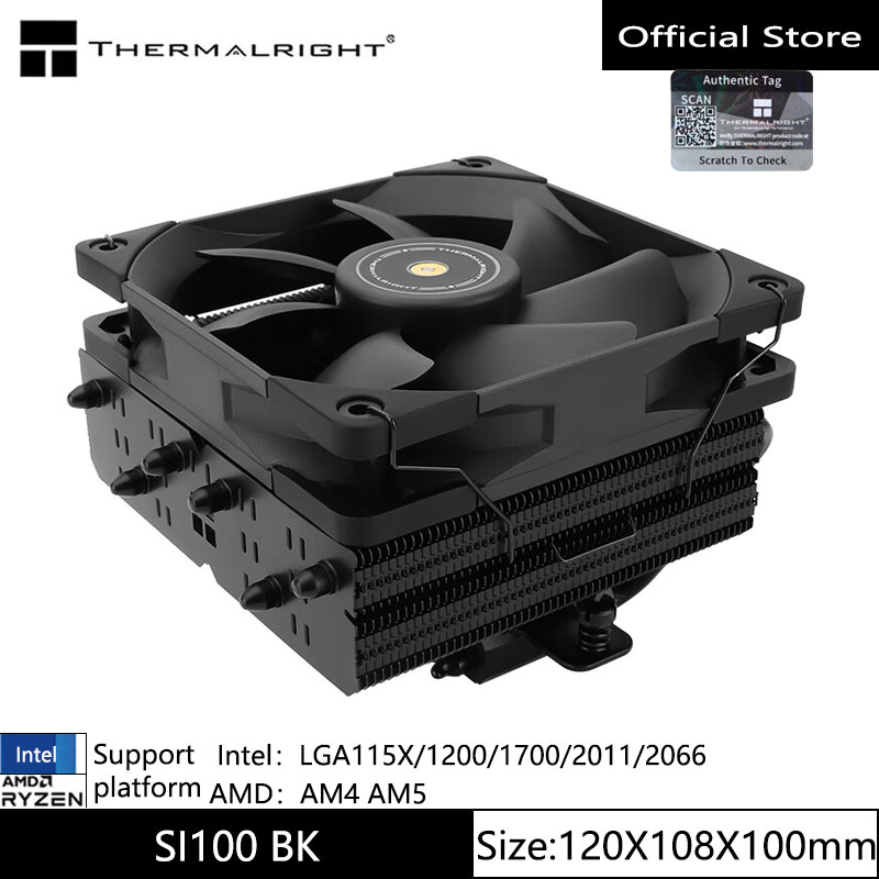 Cpu Heatsink - Thermalright TR-SI-100 air-cooled radiator 100mm height,