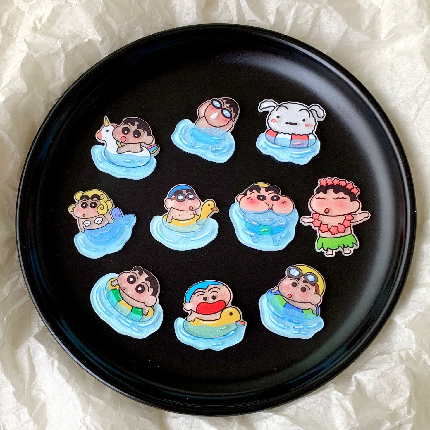 Case Fan - Crayon Shin-chan resin accessory fan water
