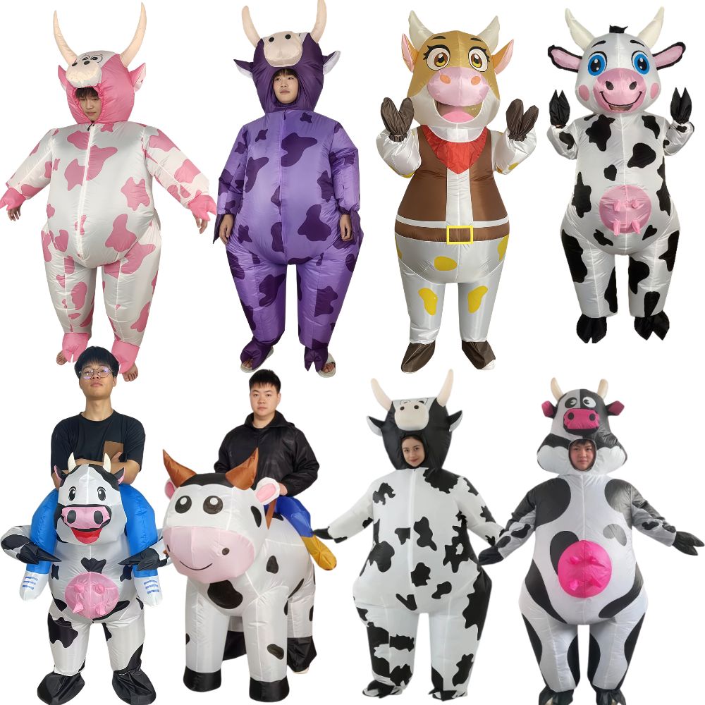 Case Fan - Halloween Bull Shaped Inflatable Suitable Adult