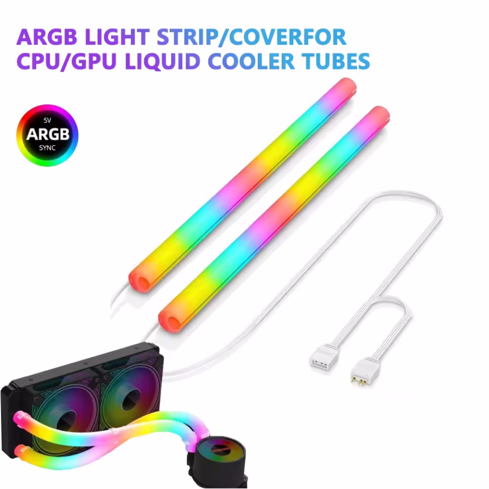 Aio Liquid Cooler - Flexible 5V ARGB LED Neon Tube