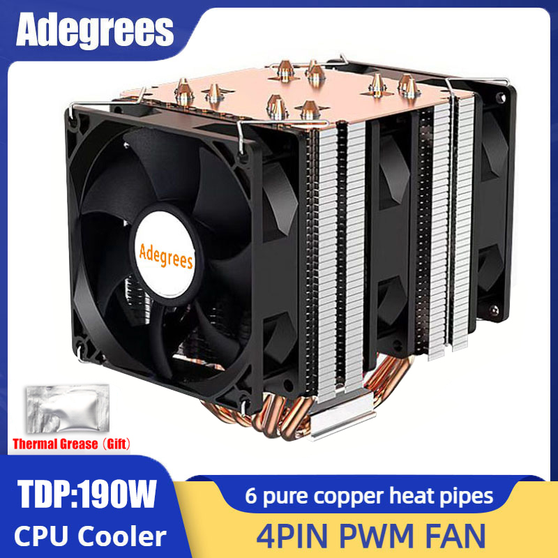 Air Cooler Cpu - 6 Heat Pipe CPU Cooler 4Pin