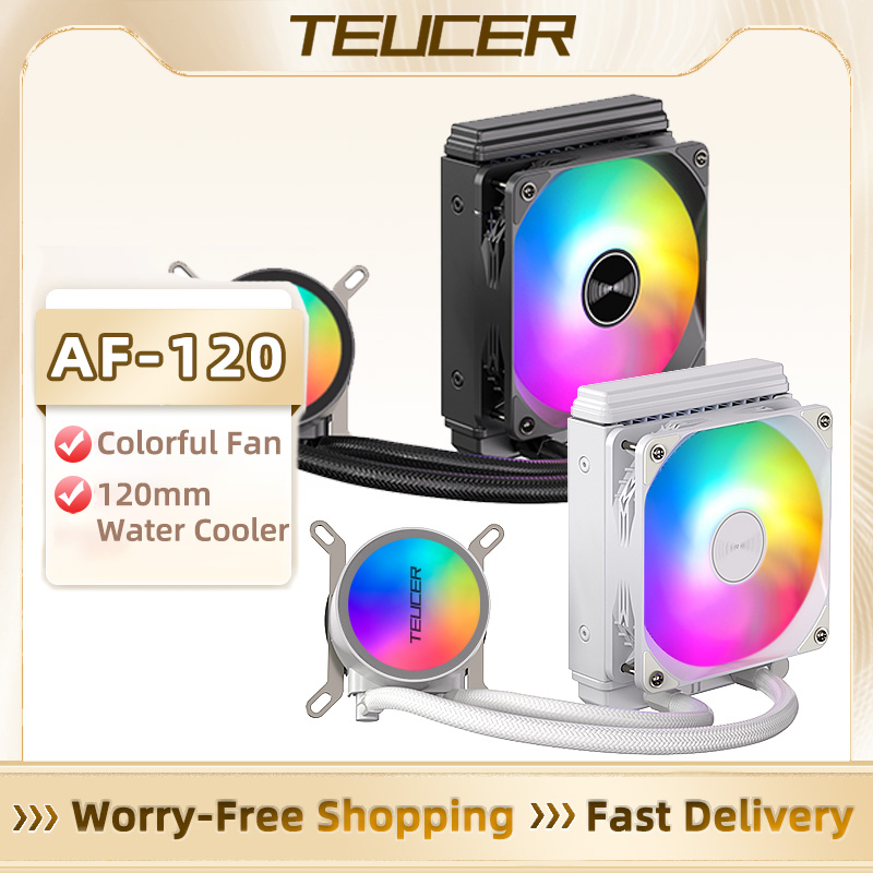 Aio Liquid Cooler - TEUCER AF-120 Water Cooler 12cm RGB