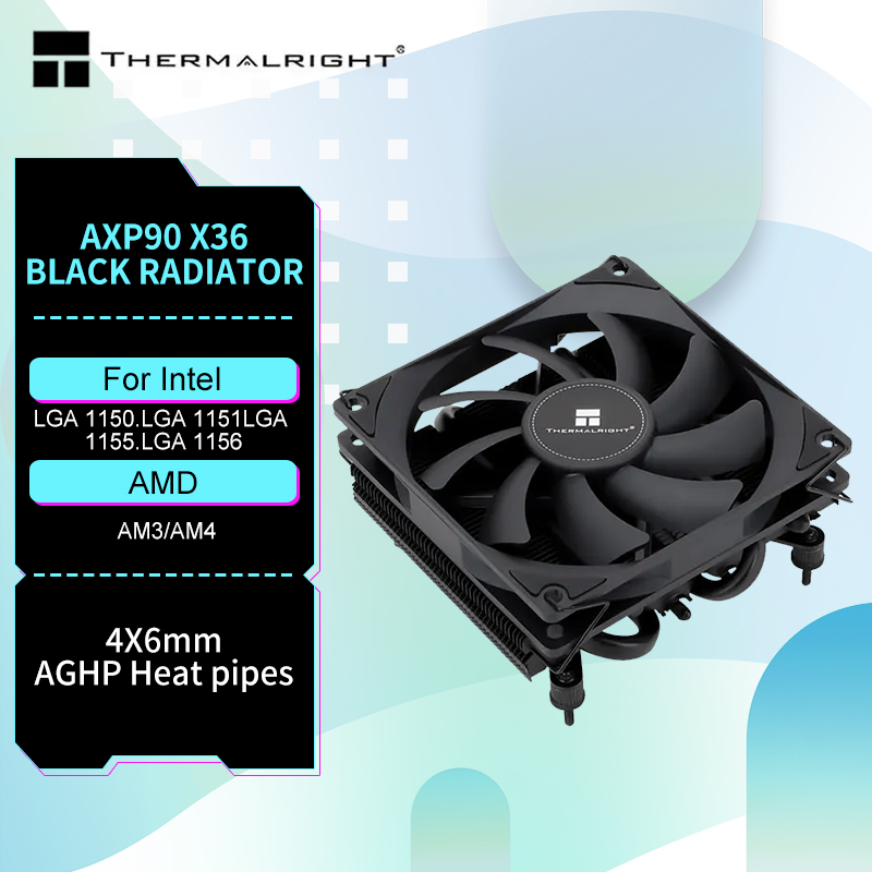 Air Cooler Cpu - Thermalright AXP-90 X36 Black CPU Air