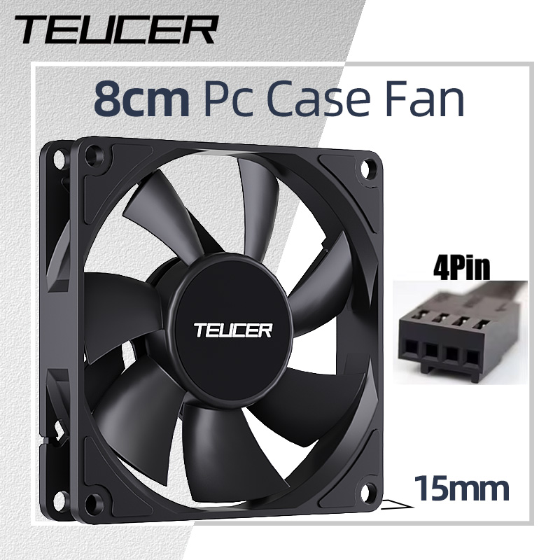 Gpu Cooler - Teucer UT-8015 8CM Chassis Fan Slim