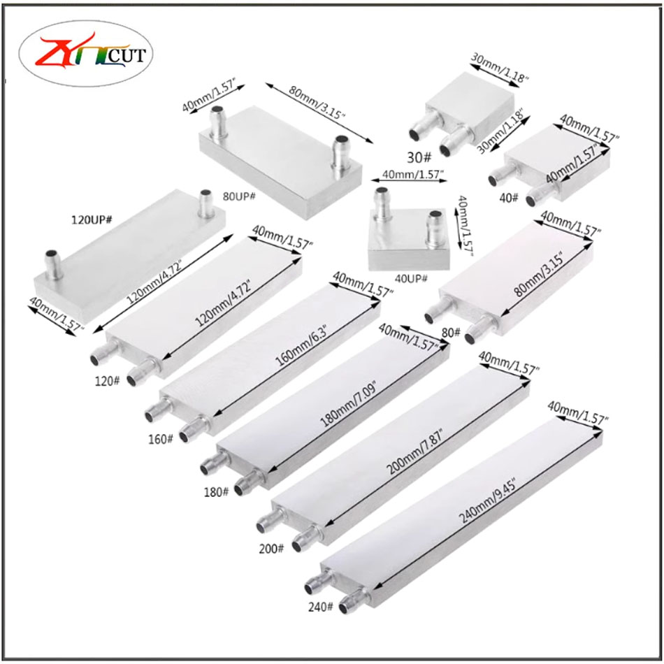 40 80mm CPU Aluminum water-coo - Heatsink review and price
