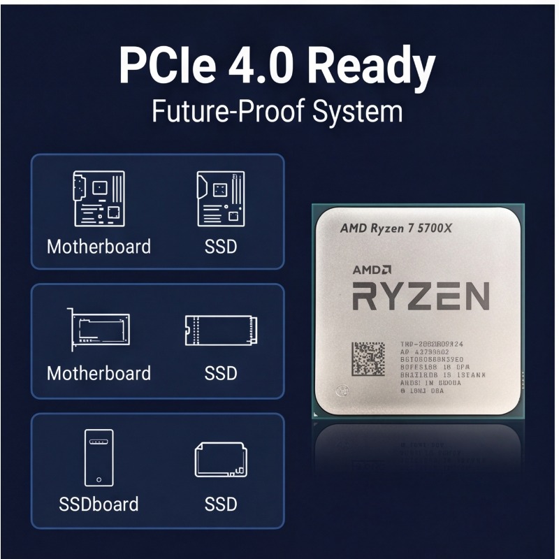 AMD Ryzen 7 5700X Processor Fo - Cpu Fan review and price