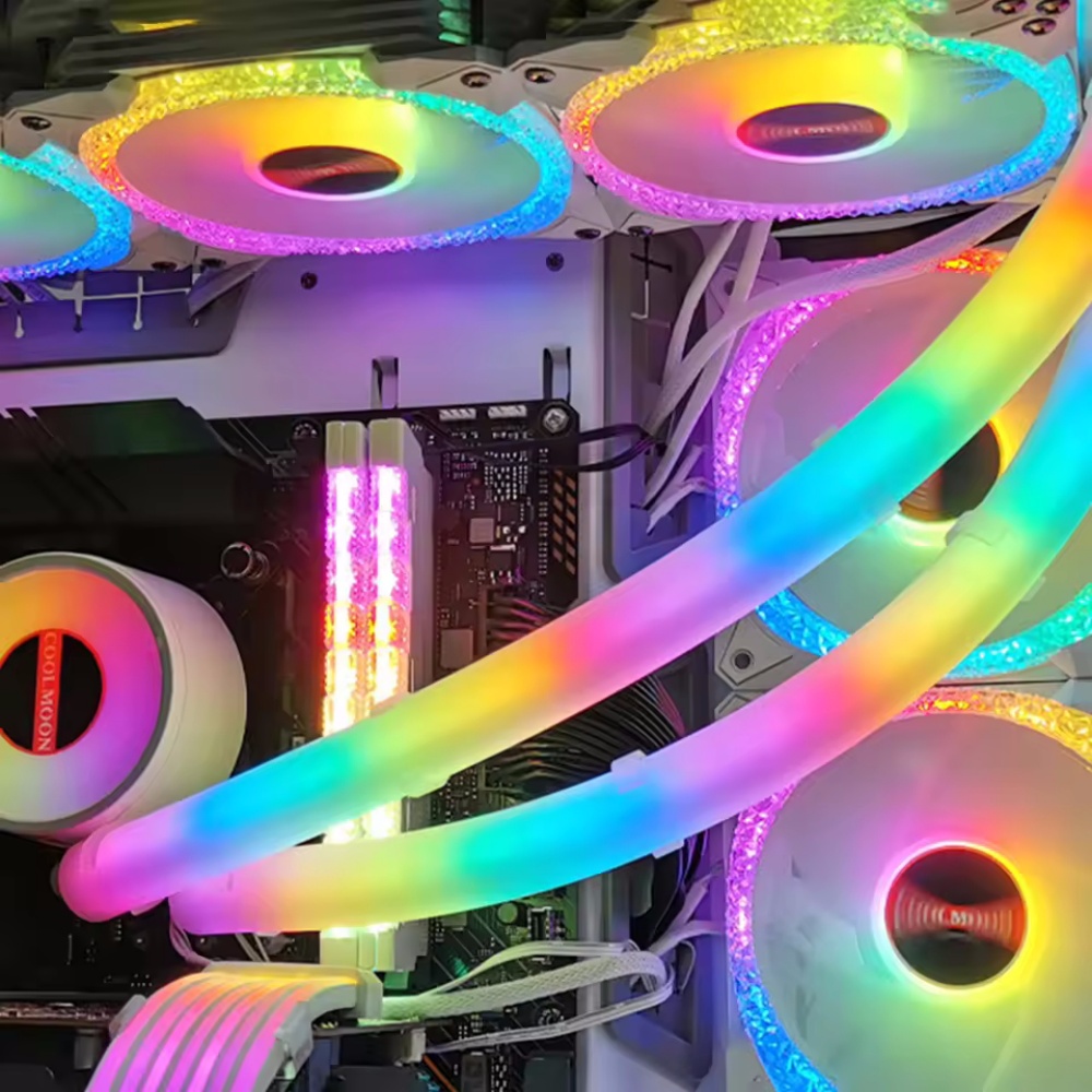 Flexible 5V ARGB LED Neon Tube - Aio Liquid Cooler review and price