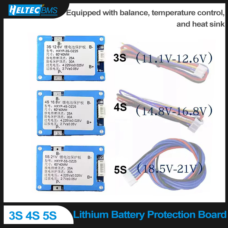 3S 4S 5S 25A BMS 18650 Lithium - Heatsink review and price