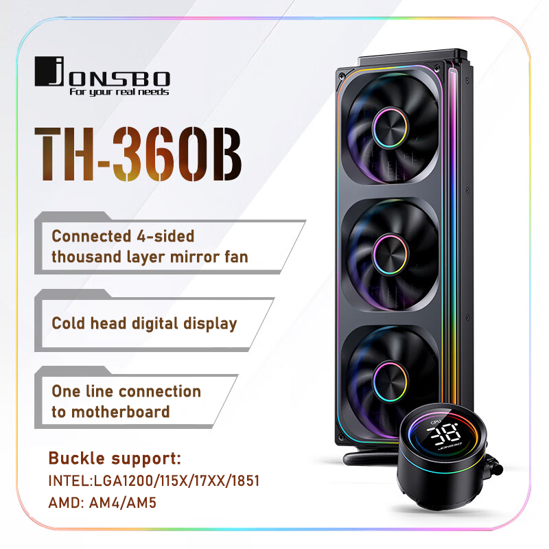 Jonsbo TH-360 AIO CPU Liquid C - Aio Liquid Cooler review and price