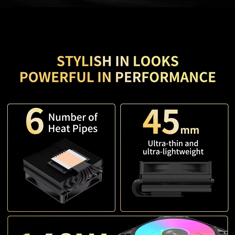 UPSIREN ITX90V6 X45 CPU Air Co - Cpu Heatsink review and price