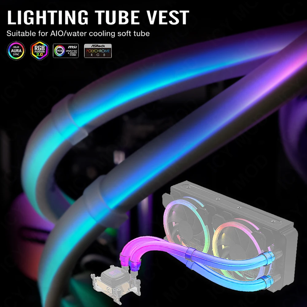 EZDIY ARGB Light Strip For12MM - Aio Liquid Cooler review and price