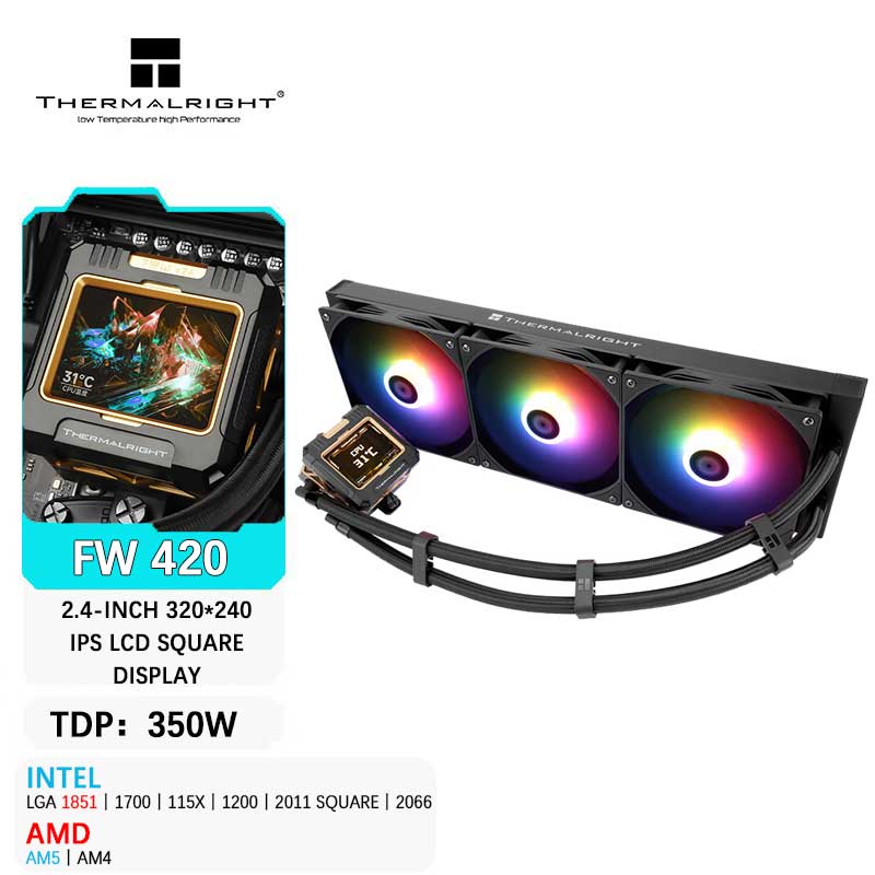 Thermalright FW 420 All-in-one - Aio Liquid Cooler review and price
