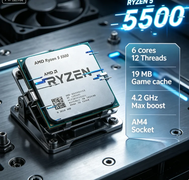 AMD Ryzen 5 5500 Studio Multi  - Cpu Cooler review and price